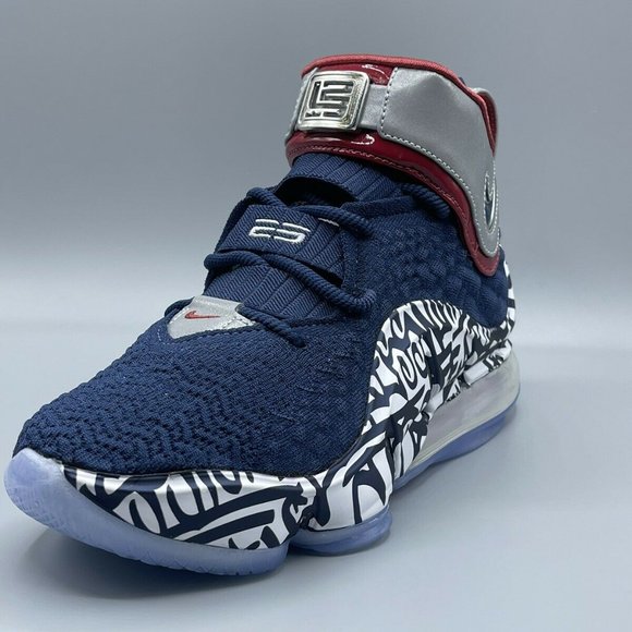 Nike LeBron 17 LeBron 4 Cold Blue Graffiti 2020 Si main image 7